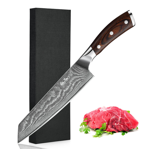 LaTim's Chef Knife 9 Inch Professional,Japanese Kitchen Cooking Knives with  German High Carbon Stainless Steel 4116 and Ergonomic Handle