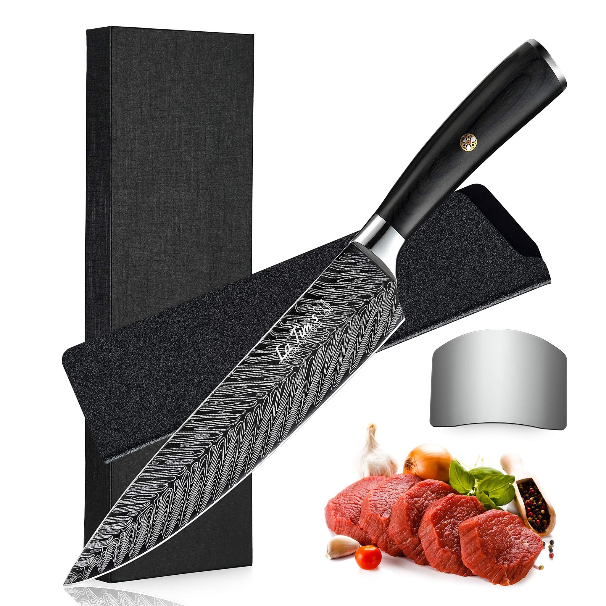 10 inch Super Sharp Chef Knife Kitchen Knife High Carbon German Stainless  Steel